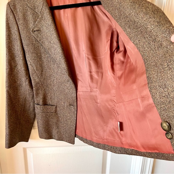 LINDA ALLARD for Ellen Tracy 100% Wool Single Button Blazer—SZ. 4 - Picture 14 of 16
